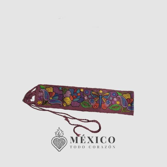 Mexican Folkloric belt day of the dead 5 de Mayo colorfull mexico todo corazon - Picture 2 of 4